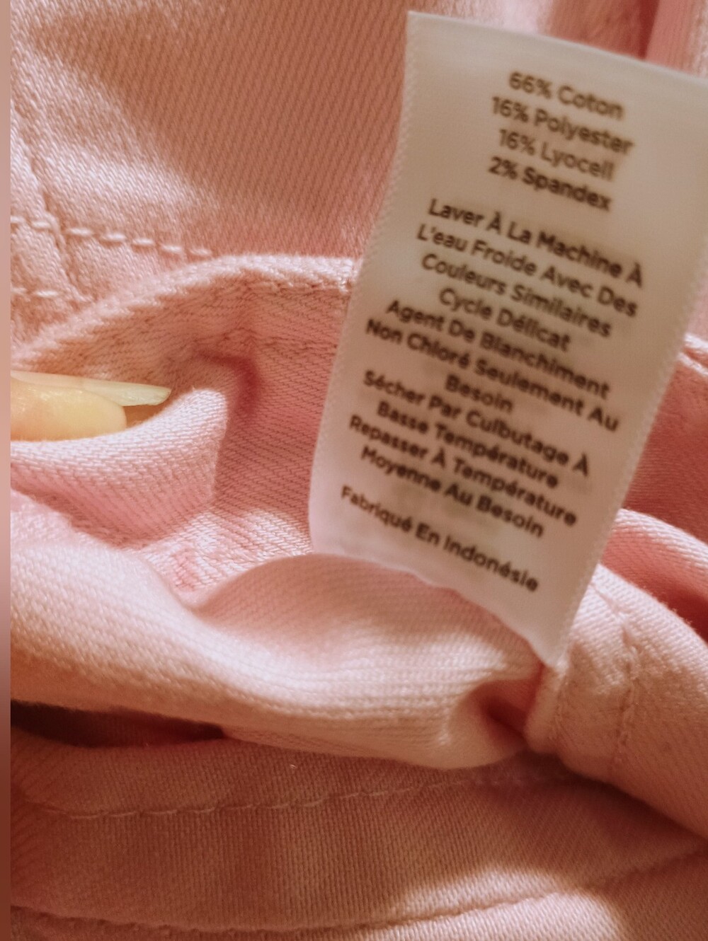 Talbots Pink Jean Jacket - Picture 6 of 6